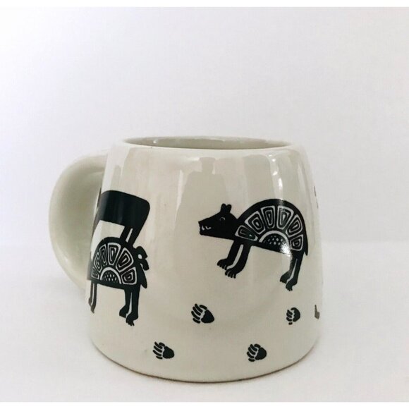 1998 Treasure Chest New Mexico Ceramic Mug Southwest Animals Dancing Vintage - Picture 3 of 11